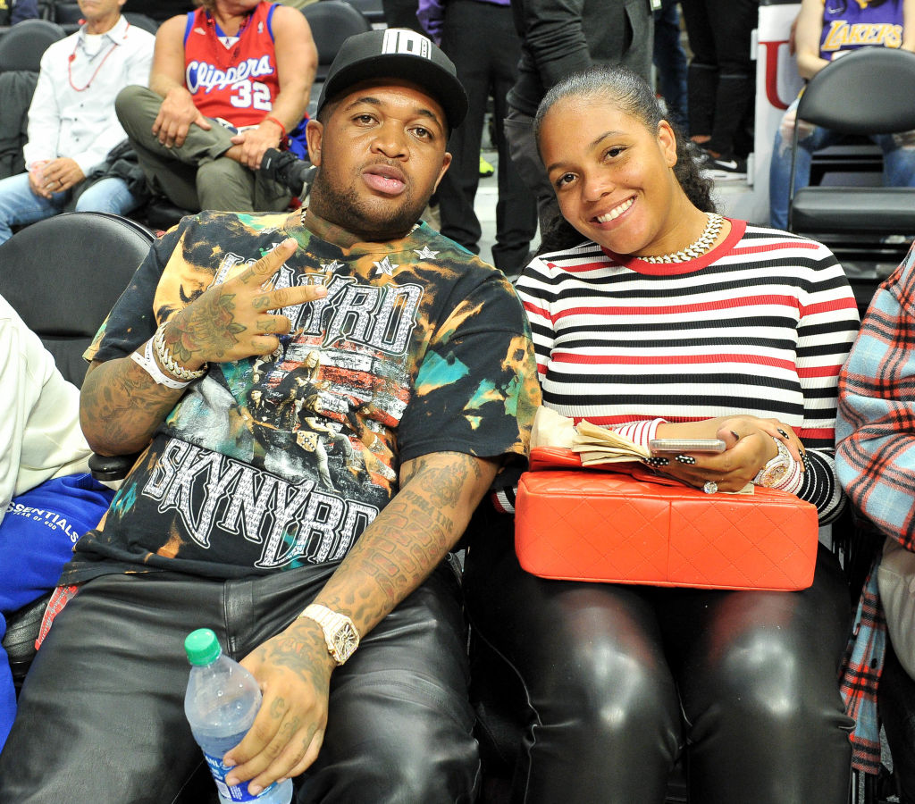 Celebrities At The Los Angeles Clippers Game