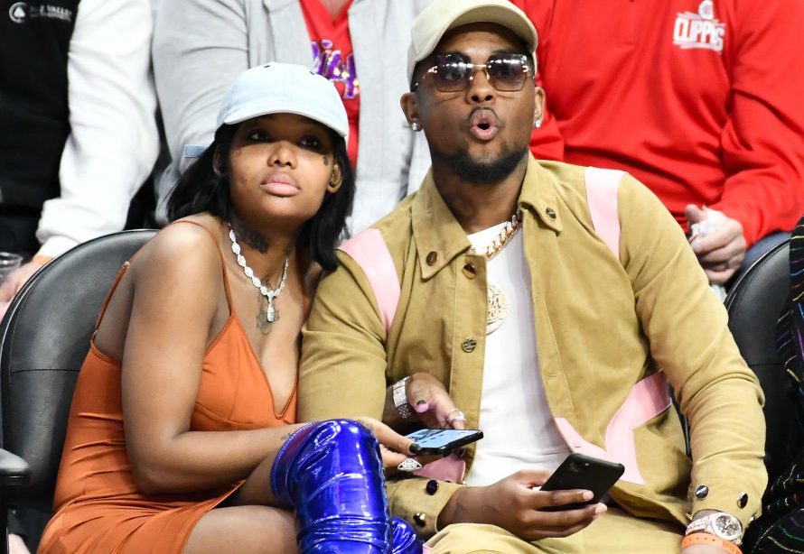 Celebrities At The Los Angeles Clippers Game