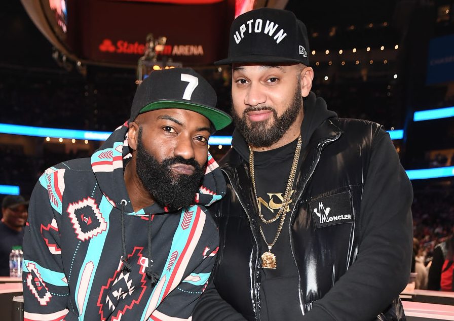 Celebrities Attend Philadelphia 76ers vs Atlanta Hawks