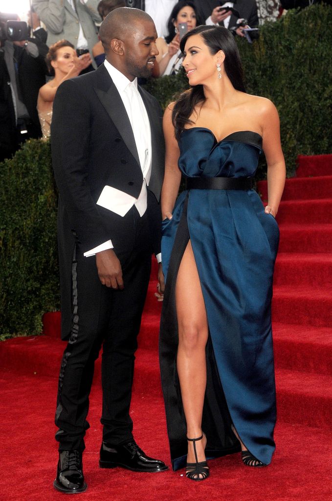 Kanye West and Kim Kardashian West