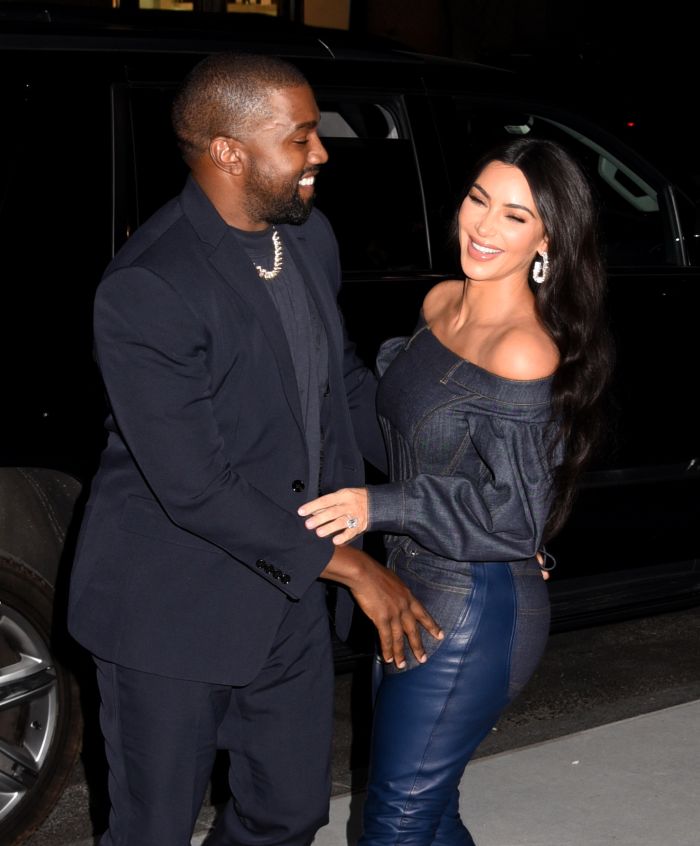 Kanye West and Kim Kardashian West