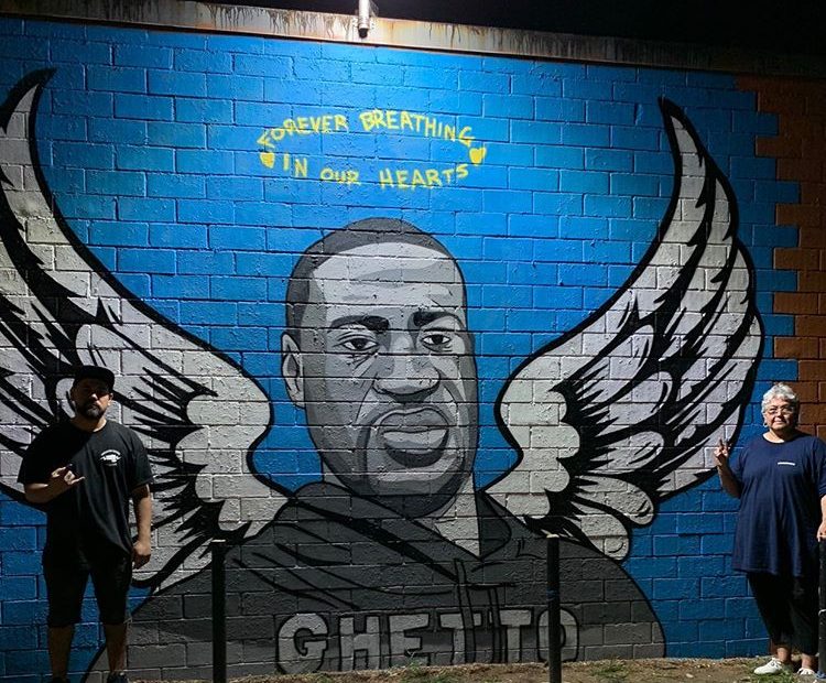 George Floyd Mural Houston