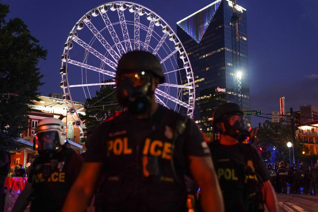Atlanta Protest Held In Response To Police Custody Death Of Minneapolis Man George Floyd