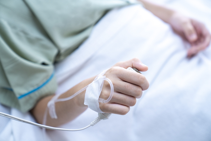 Close-Up Of Man Holding Hands