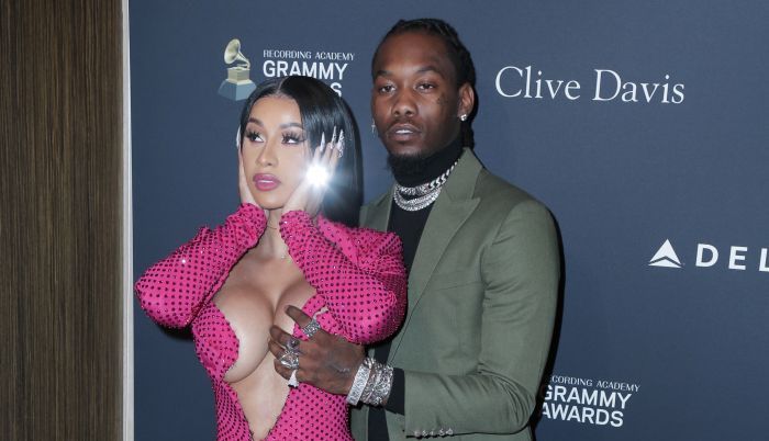 Cardi B Offset at Clive Davis Pre-Grammy Party