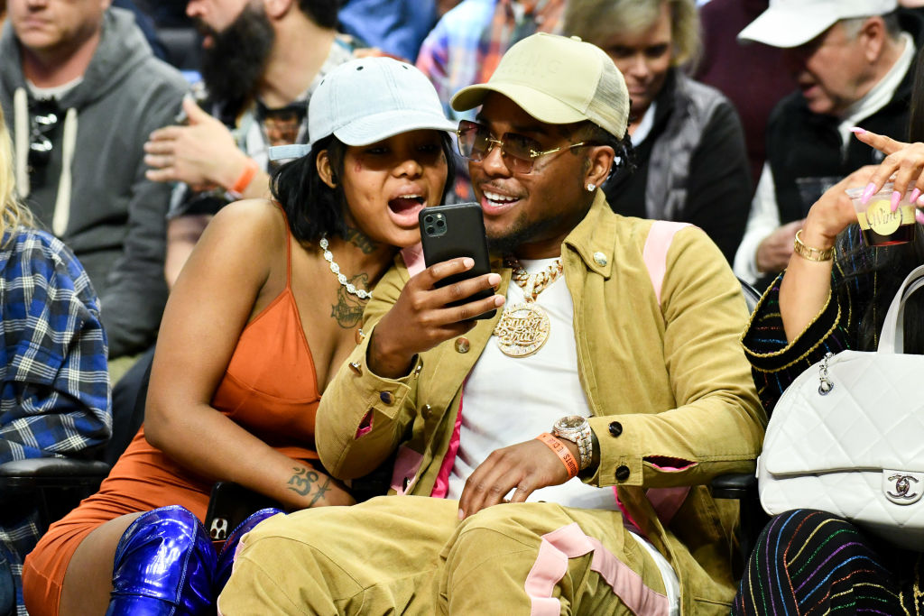 Celebrities At The Los Angeles Clippers Game