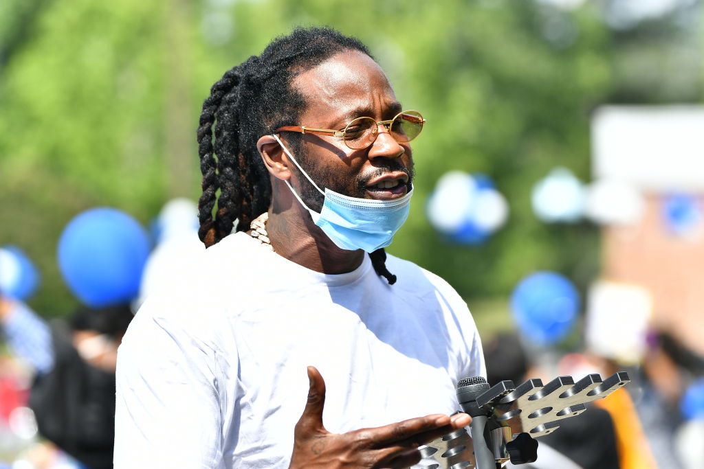 2 Chainz Serves As Commencement Speaker During North Clayton High School's Drive Through Commencement