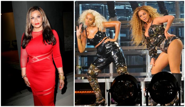 Tina Knowles-Lawson and daughters Beyoncé Knowles-Carter and Solange Knowles