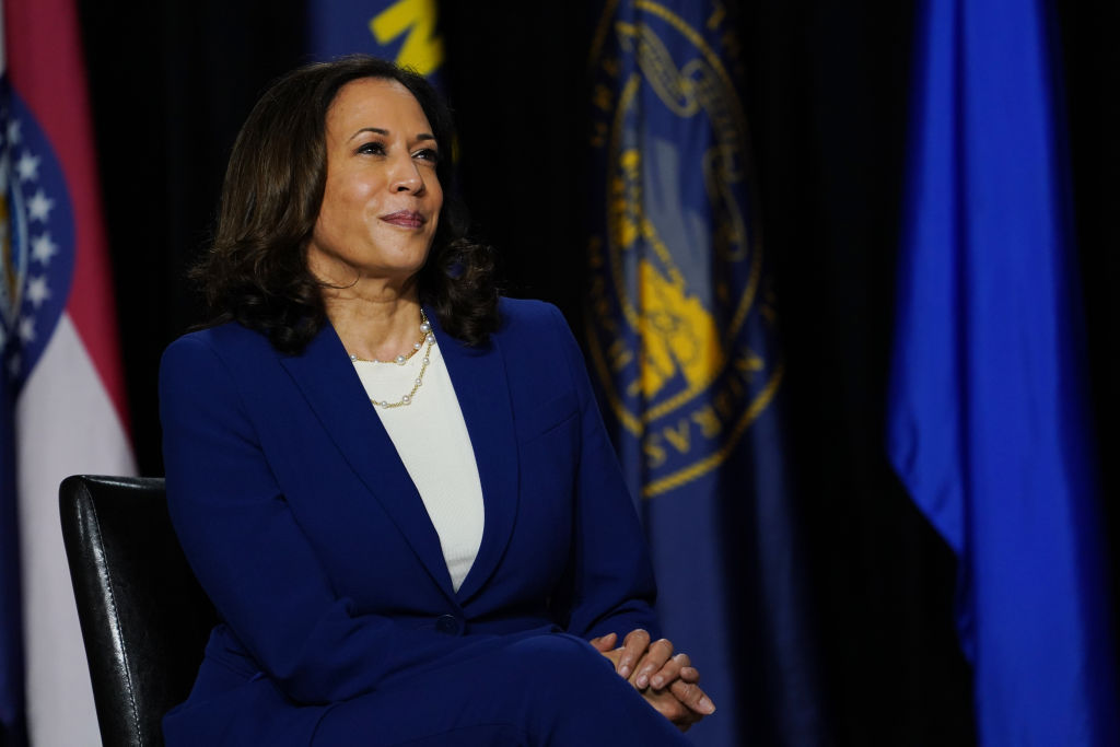 WILMINGTON, DE - AUGUST 12: Sen. Kamala D. Harris (D-Calif.) wa
