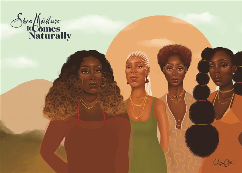 Shea Moisture It Comes Naturally Campaign - Four Women