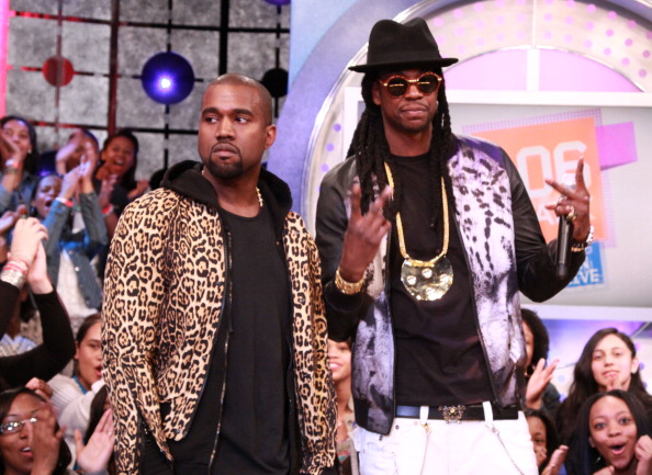 Kanye West Visits BET's "106 & Park"