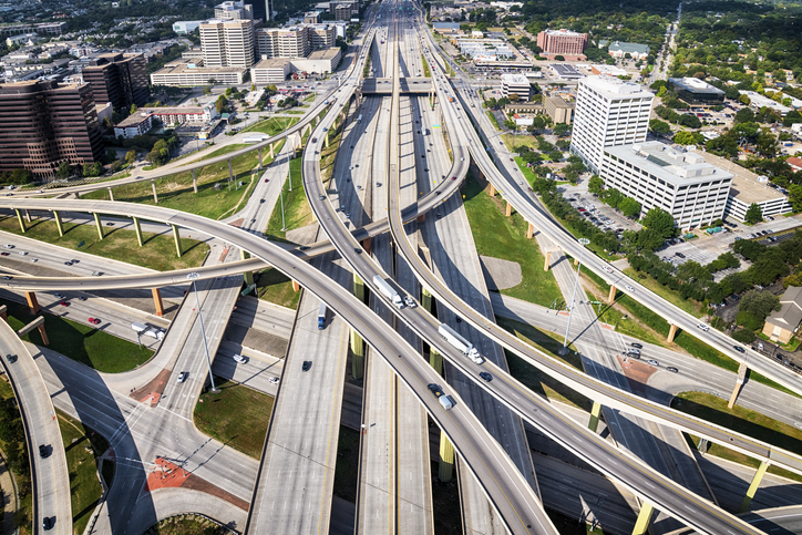High Five Interchange in Dallas