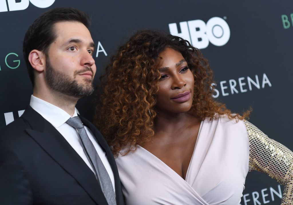 Serena Williams and Alexis Ohanian