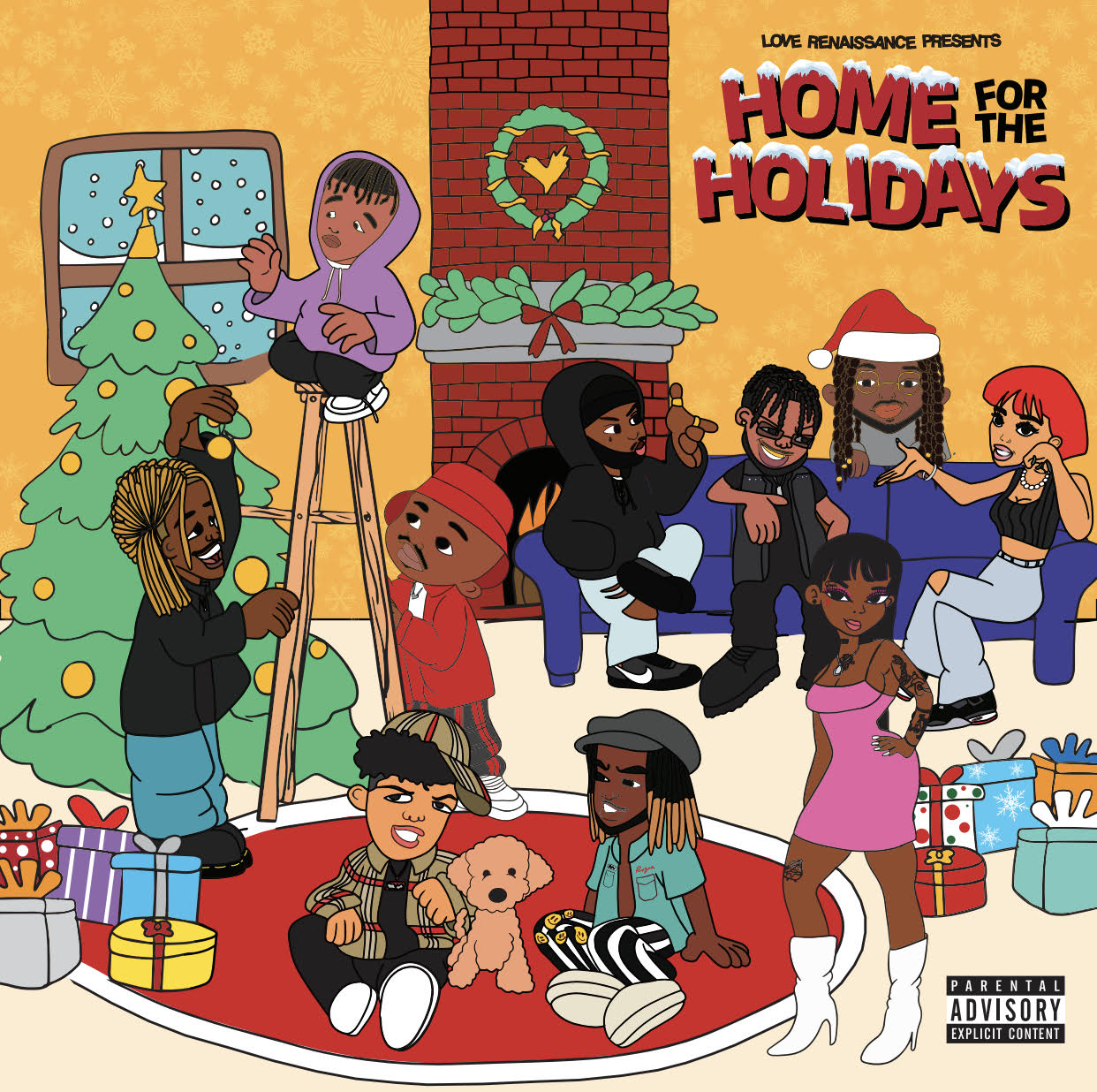 LVRN Home For The Holidays Album Artwork
