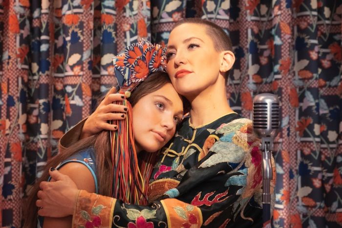 Music key art featuring Kate Hudson and Maddie Ziegler