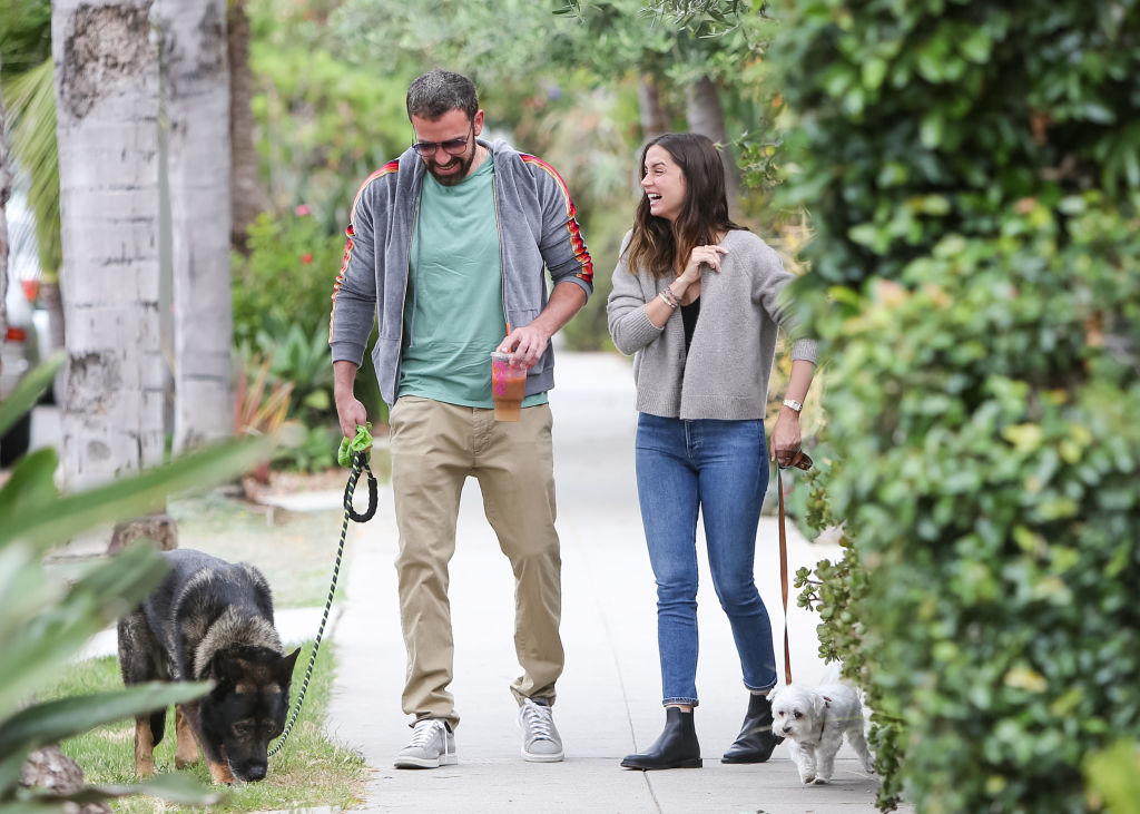 Ben Affleck & Ana de Armas Walking Their Dog In Los Angeles - July 01, 2020