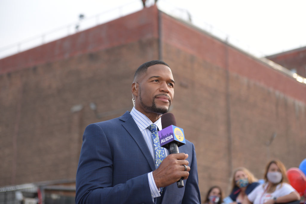 Michael Strahan on ABC's "Good Morning America"