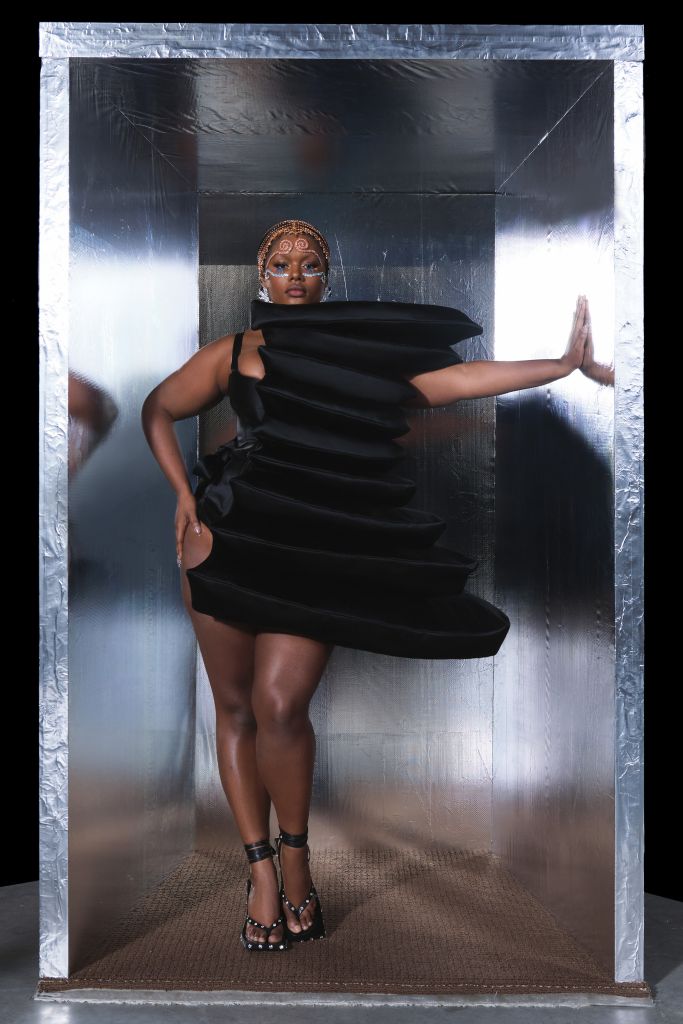 Precious Lee in Area Haute Couture Spring Summer 2021 Paris Fashion Week Show