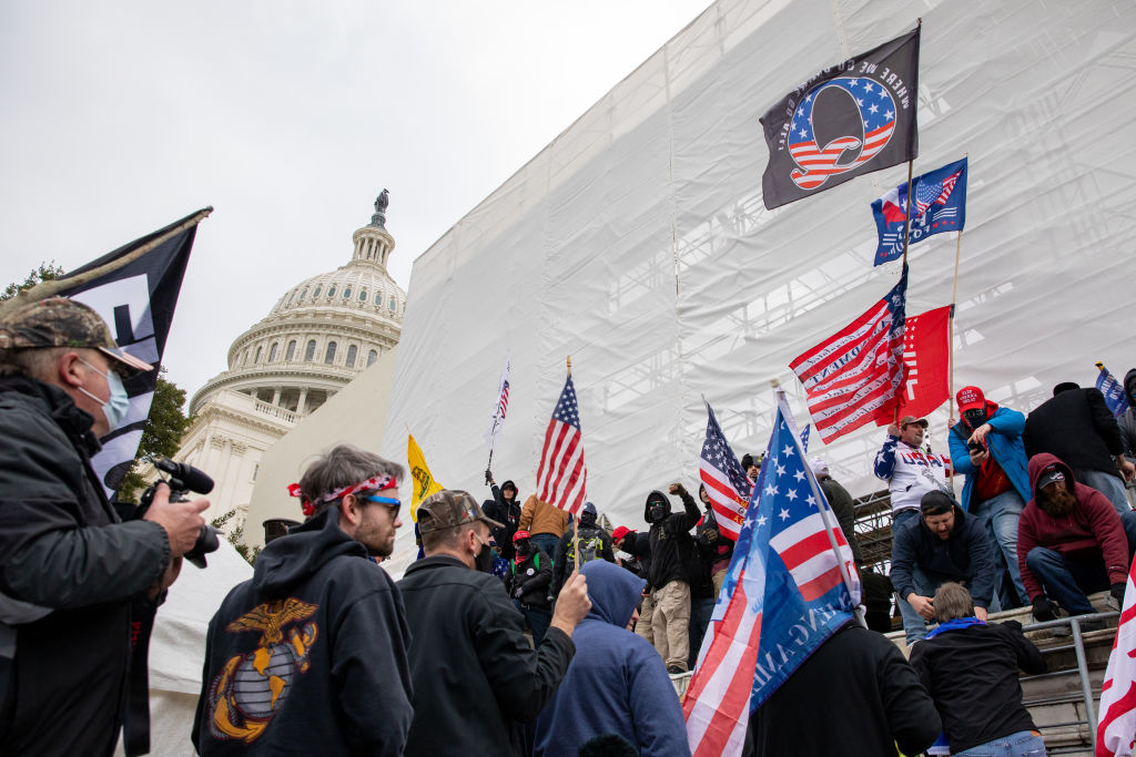 Rioters at the U.S. Capitol
