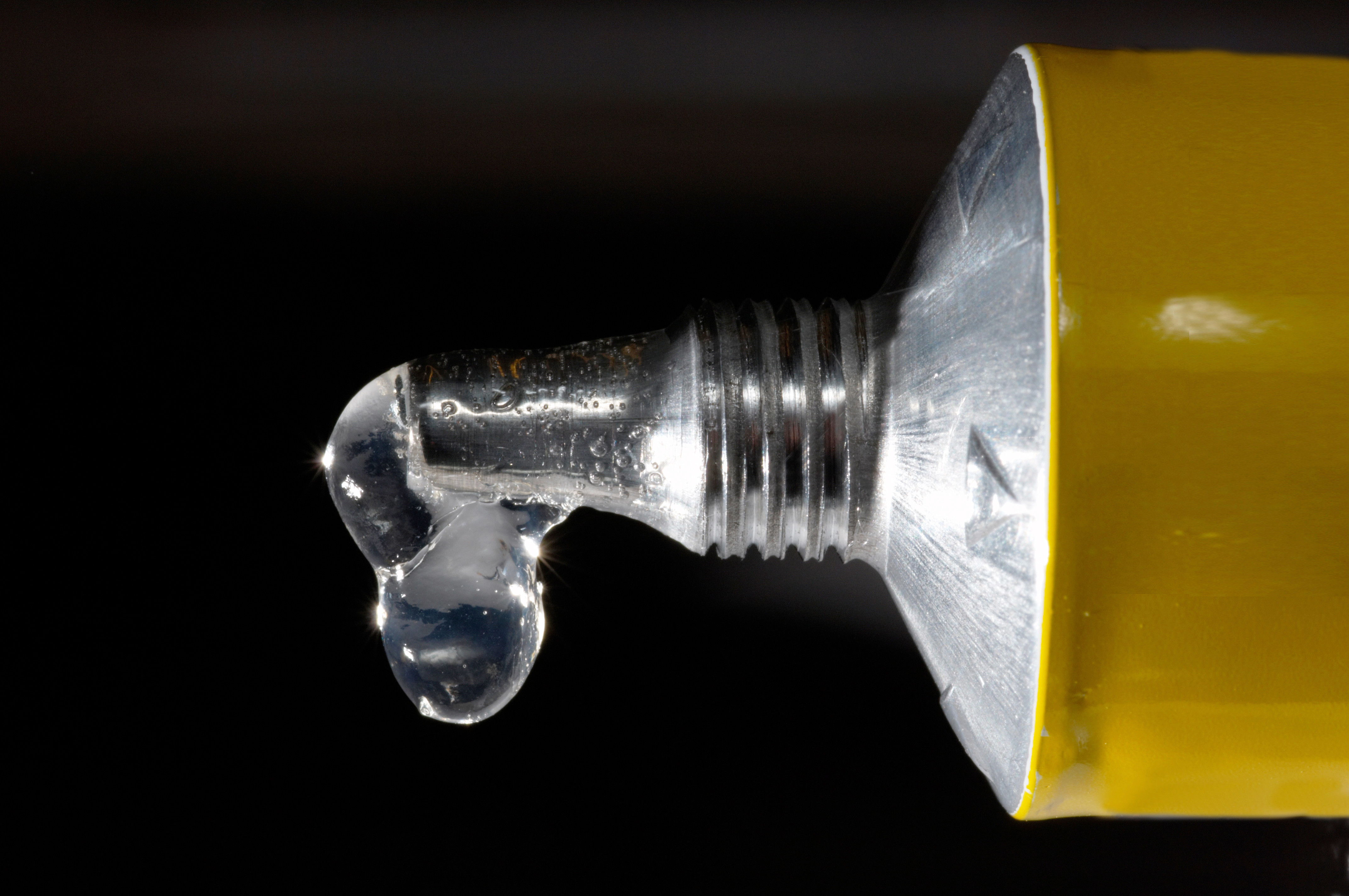 glue drops - stock photo