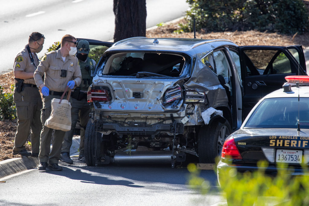 Tiger Woods Injured In Rollover Car Crash