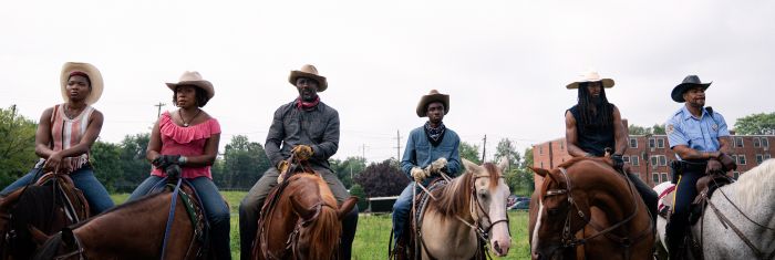 Concrete Cowboy Key Art and Production Stills
