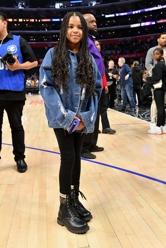 Celebrities At The Los Angeles Clippers Game