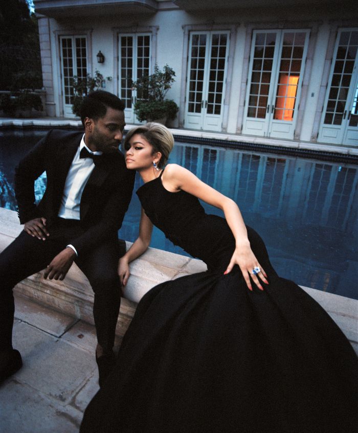 W Magazine 2021 cover with Zendaya Coleman and John David Washington