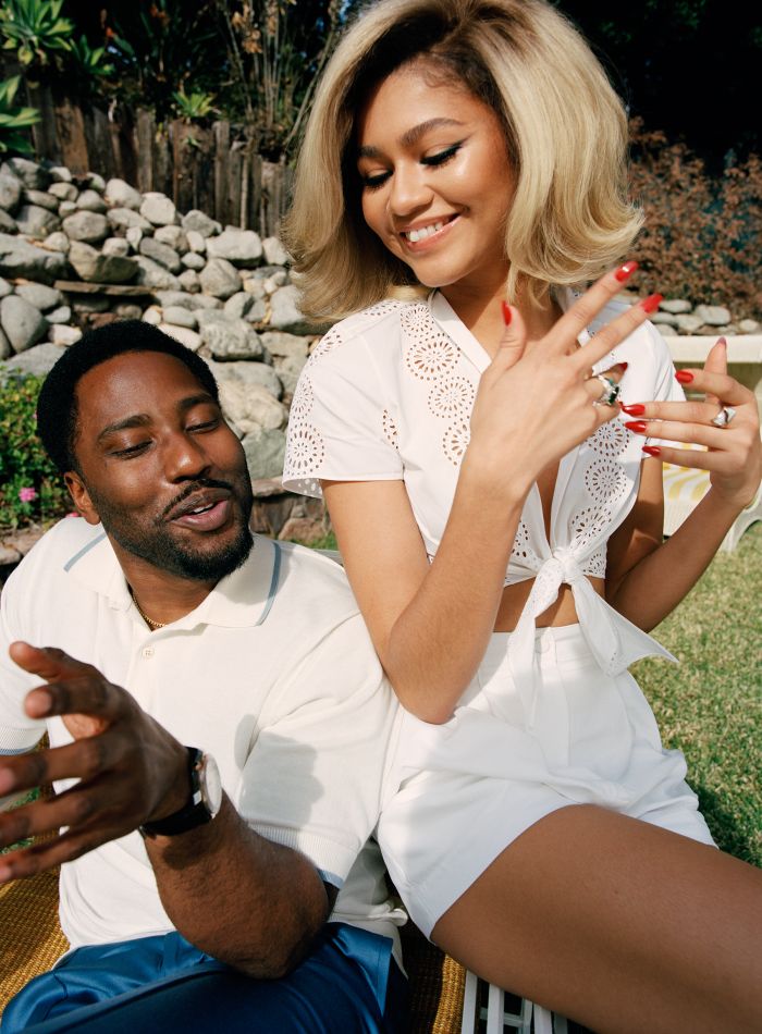 W Magazine 2021 cover with Zendaya Coleman and John David Washington