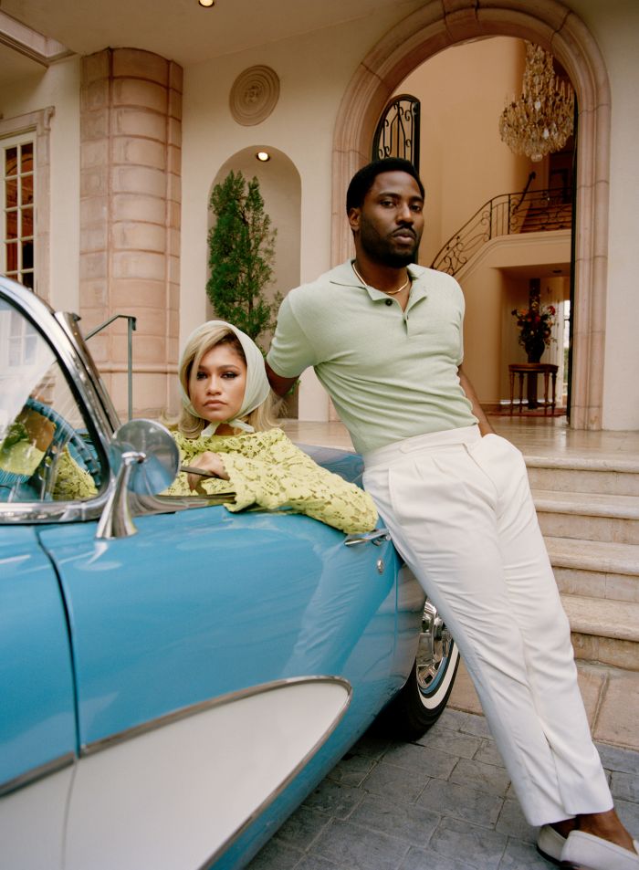 W Magazine 2021 cover with Zendaya Coleman and John David Washington