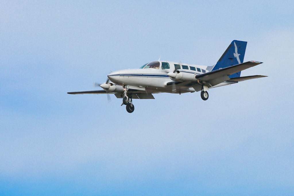 Cape Air Aircraft Landing At JFK In New Jork