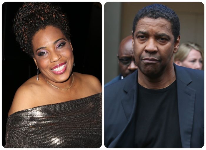 Macy Gray and Denzel Washington