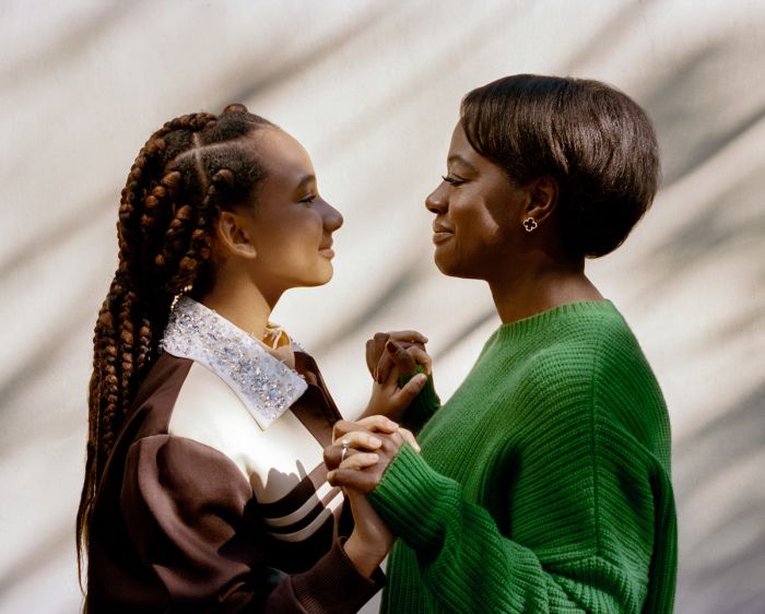 Regina King directs Viola Davis Julius Tennon and Genesis Tennon for W Magazine