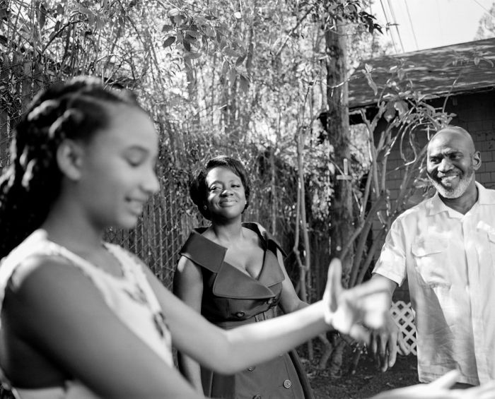 Regina King directs Viola Davis Julius Tennon and Genesis Tennon for W Magazine