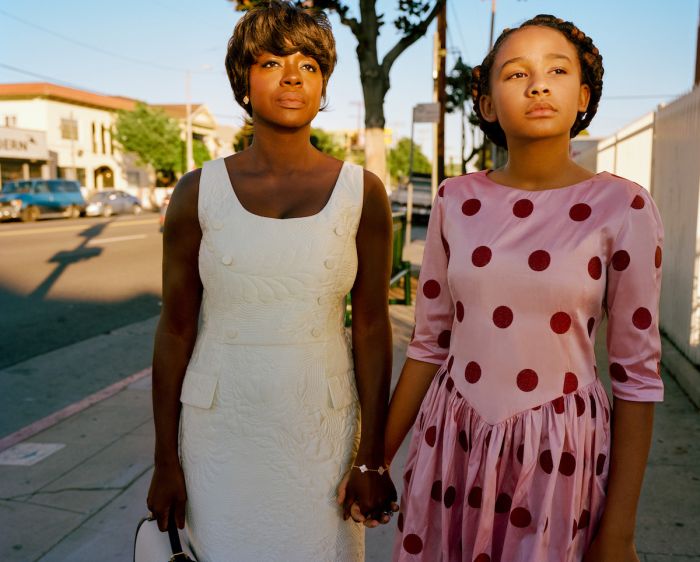 Regina King directs Viola Davis Julius Tennon and Genesis Tennon for W Magazine