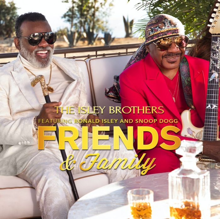 Friend and Family key art, Isley Brothers, Ron Isley, Ernie Isley