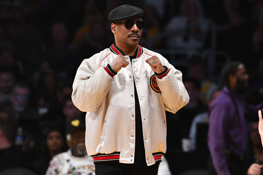 Celebrities At The Los Angeles Lakers Game