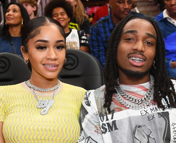 Celebrities Attend New Orleans Pelicans v Atlanta Hawks - Atlanta, GA