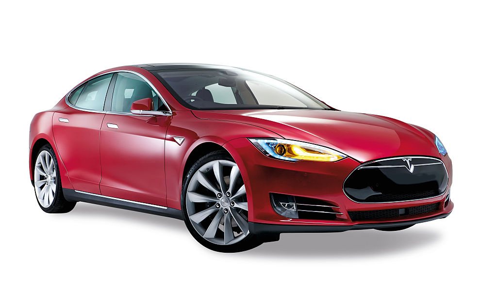 Red Tesla Model S