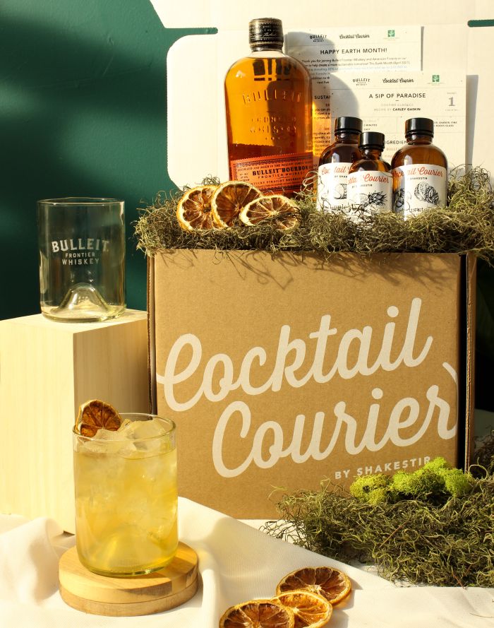 Bulleit x American Forests Earth Day kit assets