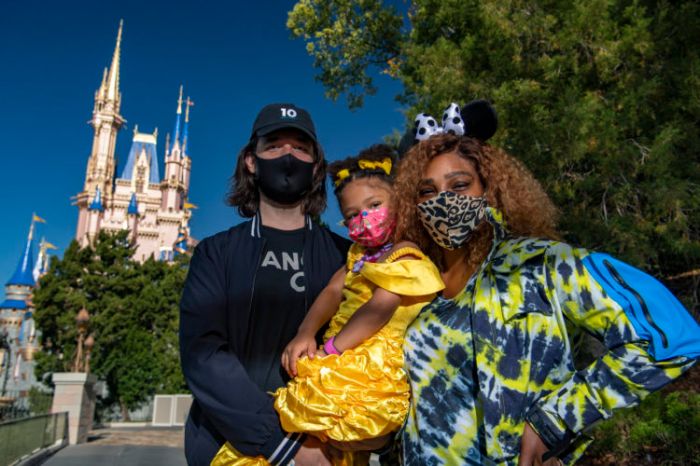 Serena Williams, Alexis Olympia and daughter Alexis Olympia Ohanian