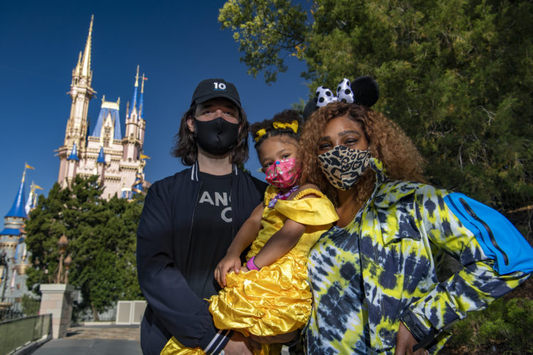 Serena Williams, Alexis Olympia and daughter Alexis Olympia Ohanian