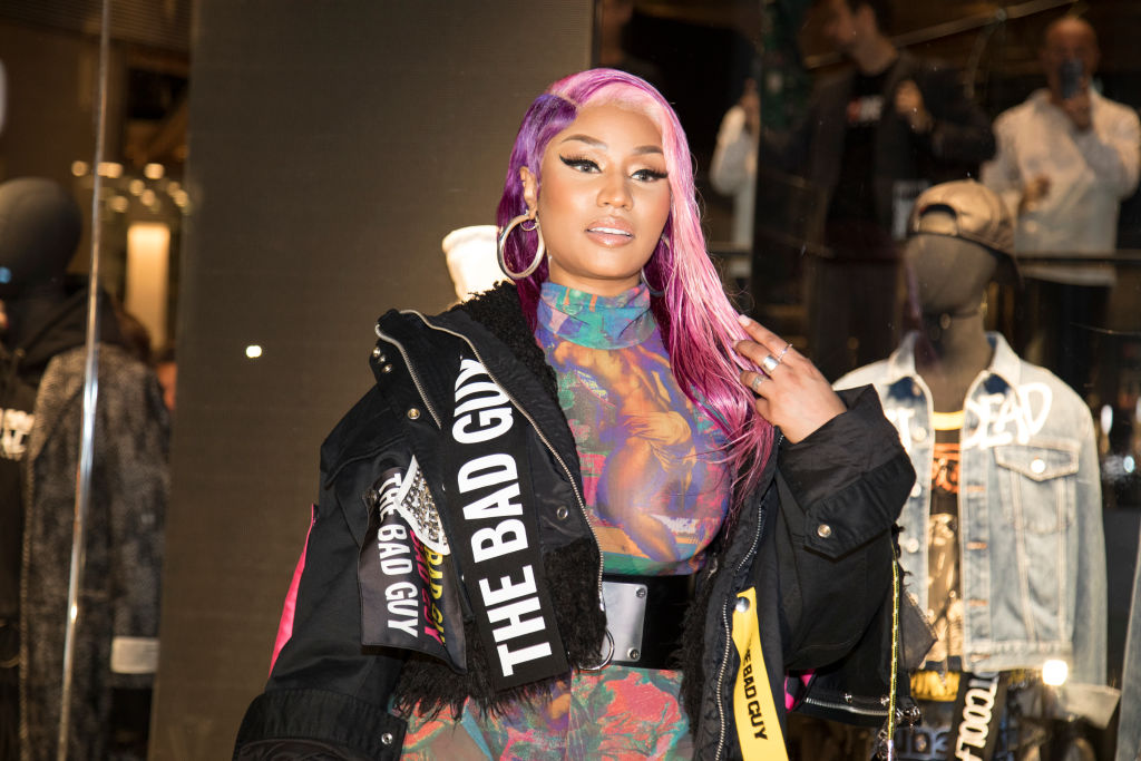 Nicki Minaj at the Diesel Store