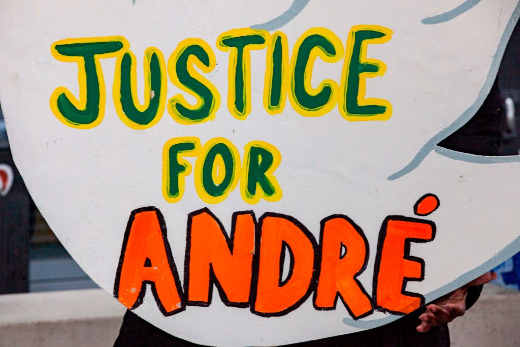 Justice For Andre Hill Sign
