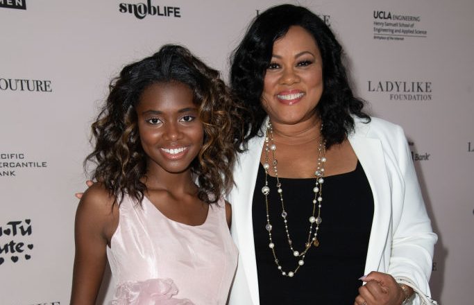 Asia Rochon Fuqua and Lela Rochon at theLadylike Foundation's 2018 Annual Women Of Excellence Scholarship Luncheon