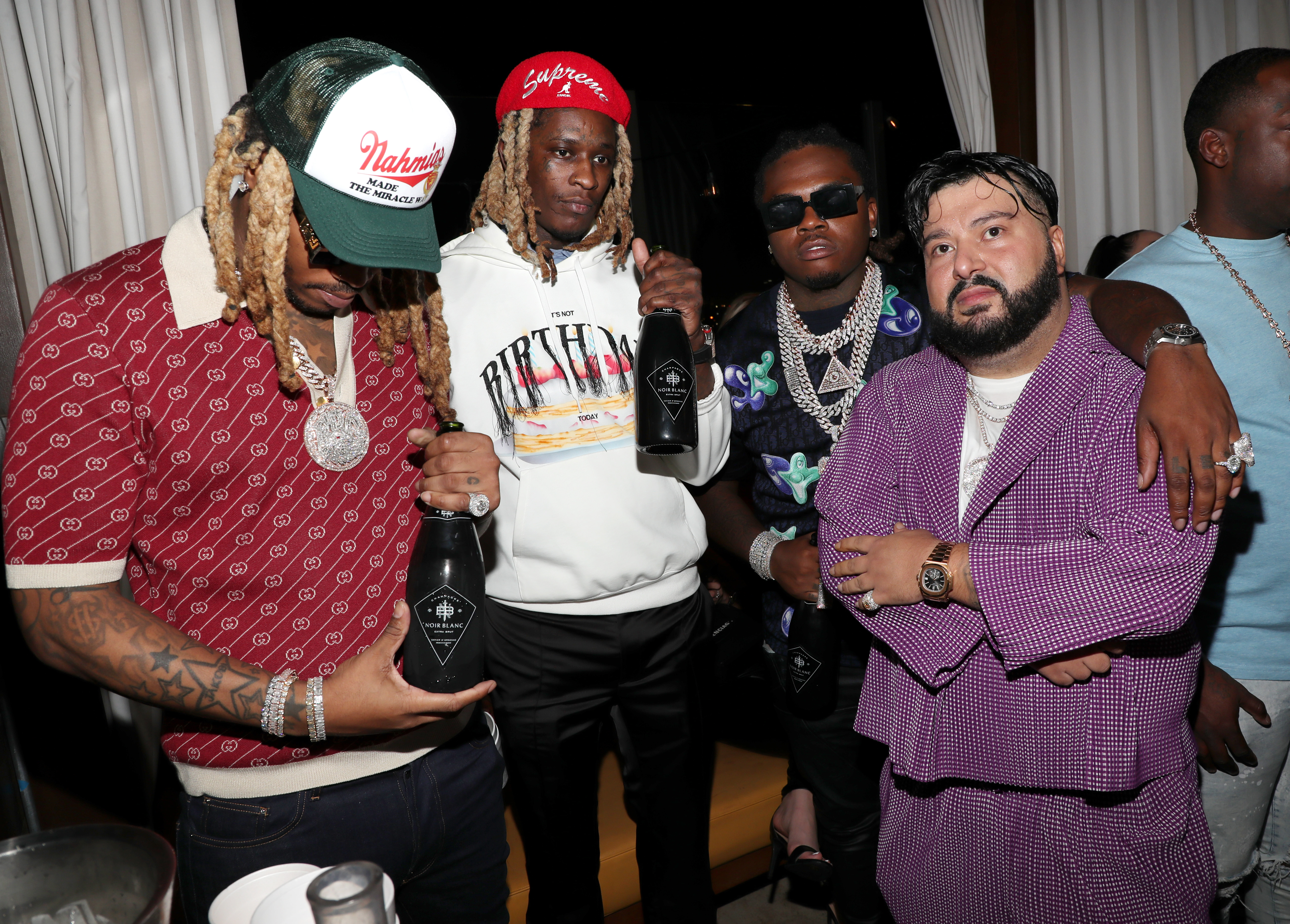 Gunna Birthday Celebration with Noir Blanc Champagne