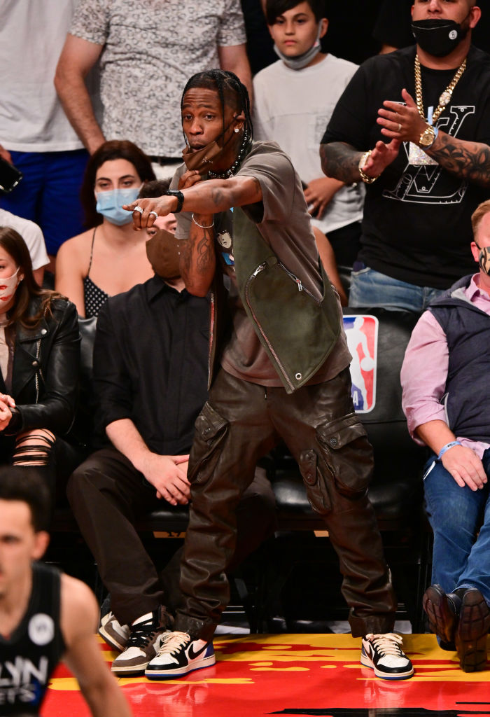 Celebrities Attend Brooklyn Nets v Milwaukee Bucks Game