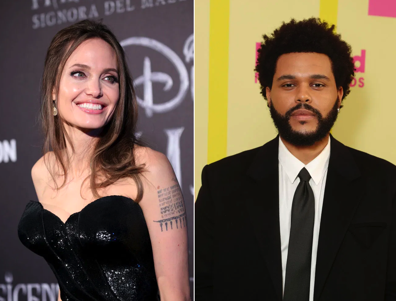 Angelina Jolie And The Weeknd