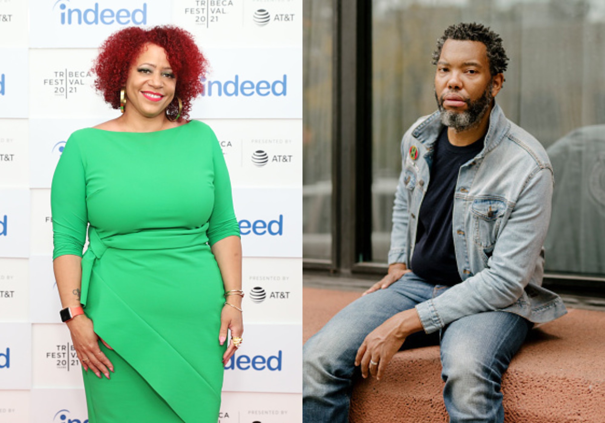 Nikole Hannah-Jones and Ta-Nehisi Coates