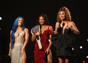 Sasha Banks, Bianca Belair and Ally Love